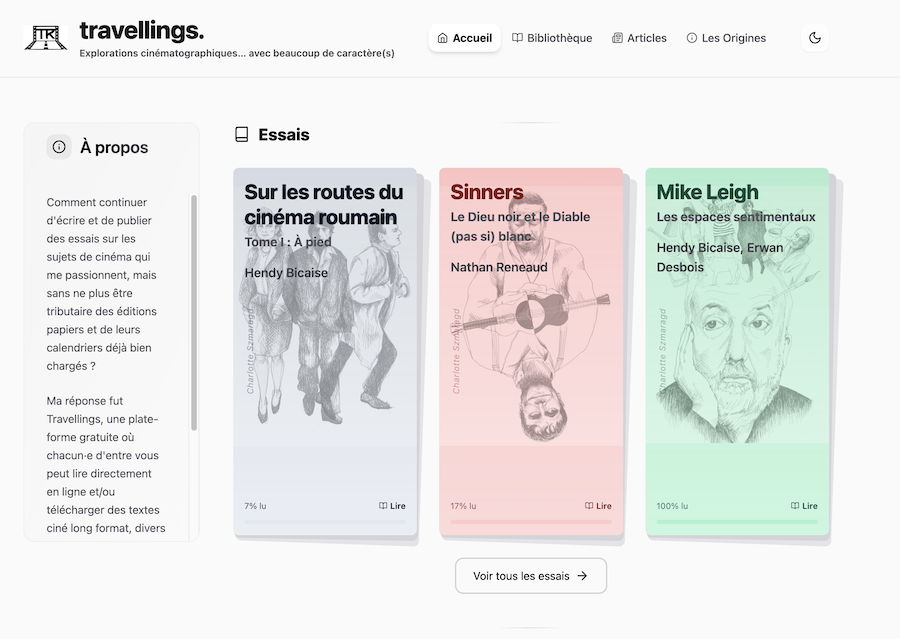 Travellings — Publications cinéma